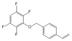 3-[（4-乙烯基苯基）甲氧基]-1,2,4,5-四氟苯 3-[(4-vinylphenyl)methoxy]-1,2,4,5-tetrafluorobenzene