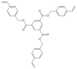 三[(4-乙烯基苯基)甲基]-1,3,5-苯三羧酸酯 tris[(4-vinylphenyl)methyl] -1,3,5-benzenetricarboxylate